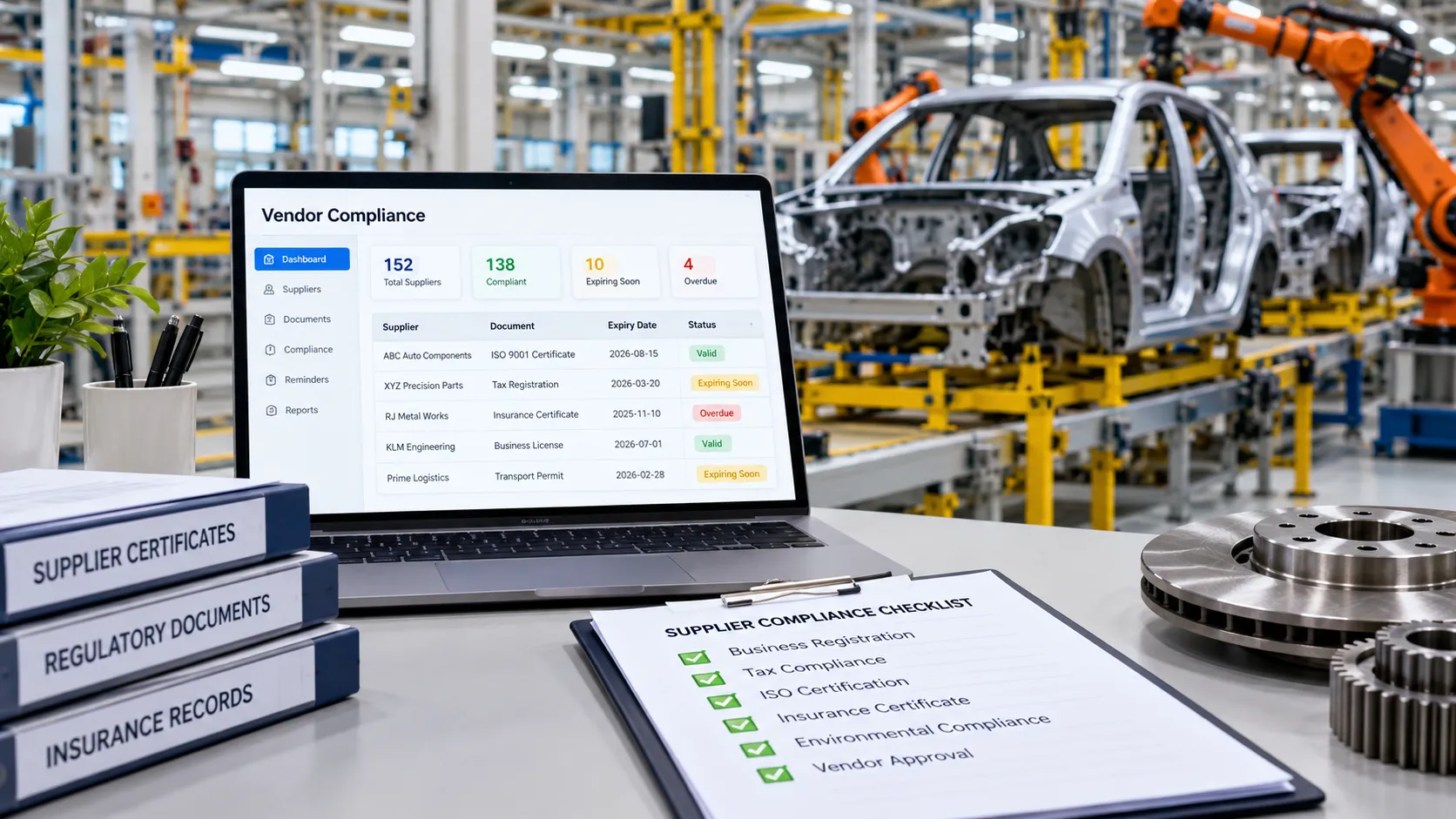 Vendor Compliance Challenges in Automotive Manufacturing